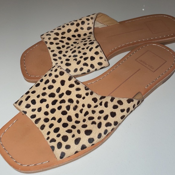 Dolce Vita cheeta print slide sandals size 7.5 - Picture 6 of 6